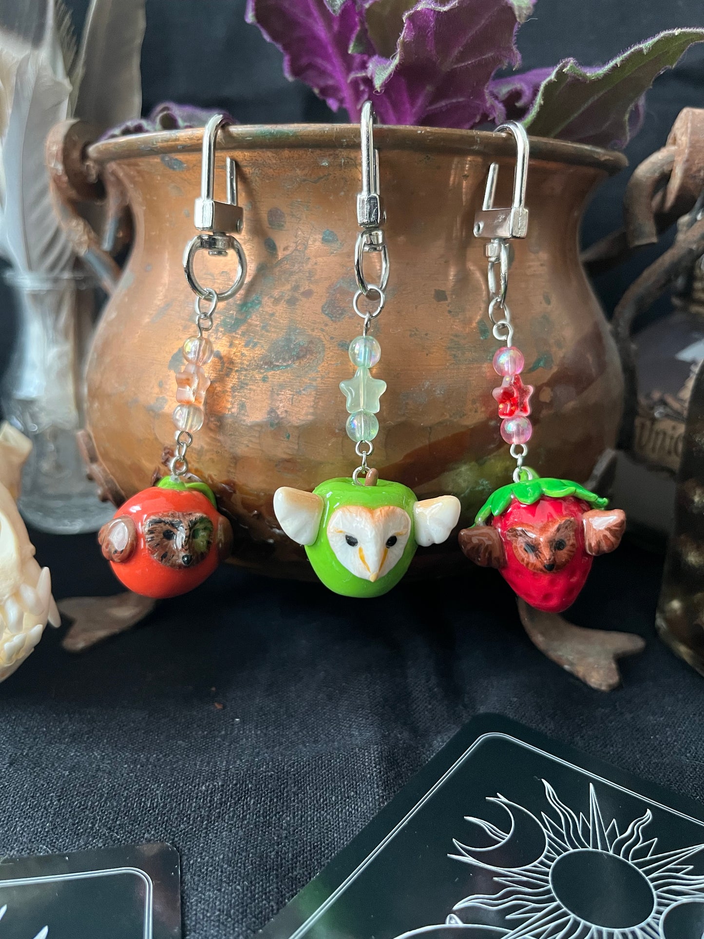 Chouette fruit à accrocher