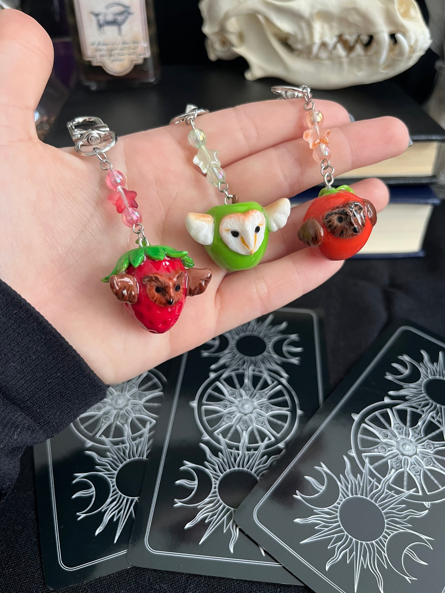 Chouette fruit à accrocher