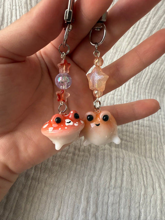 Porte clé grenouille d’automne