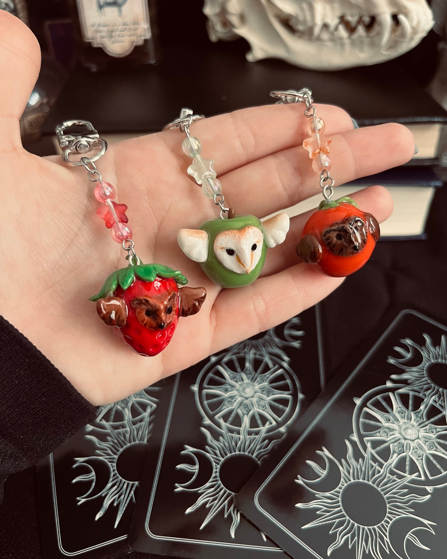 Chouette fruit à accrocher