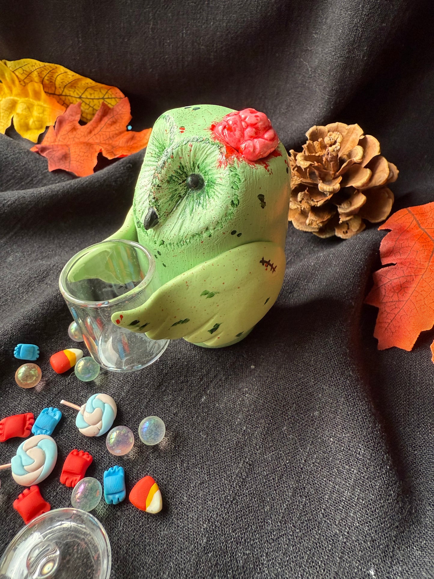 Chouette zombie bonbons