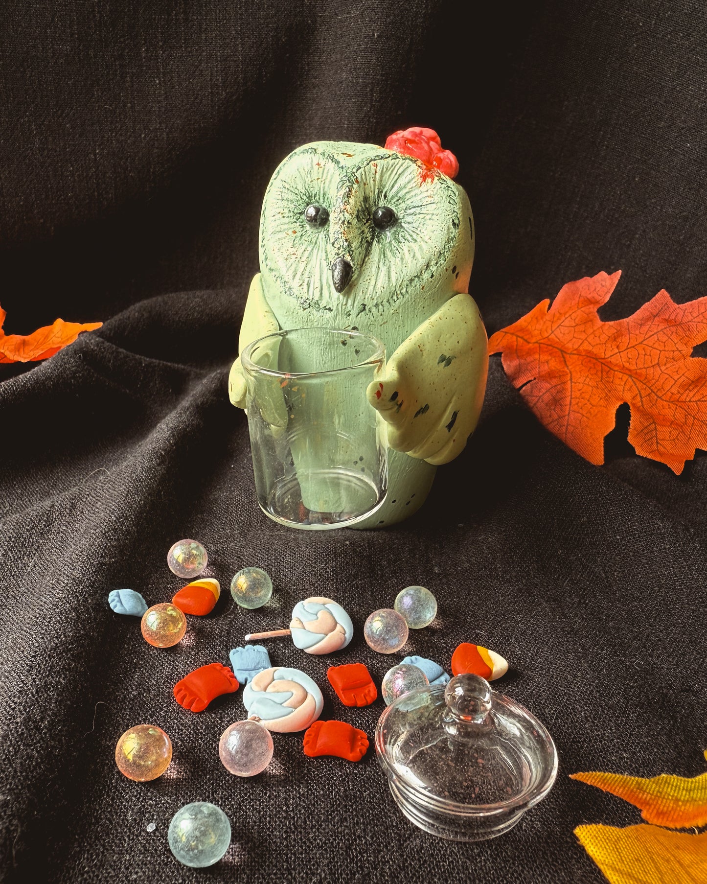 Chouette zombie bonbons