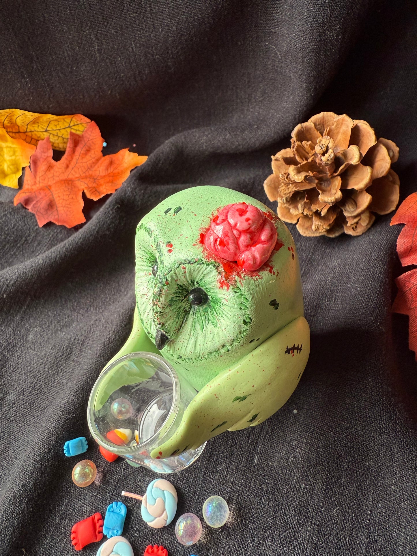 Chouette zombie bonbons