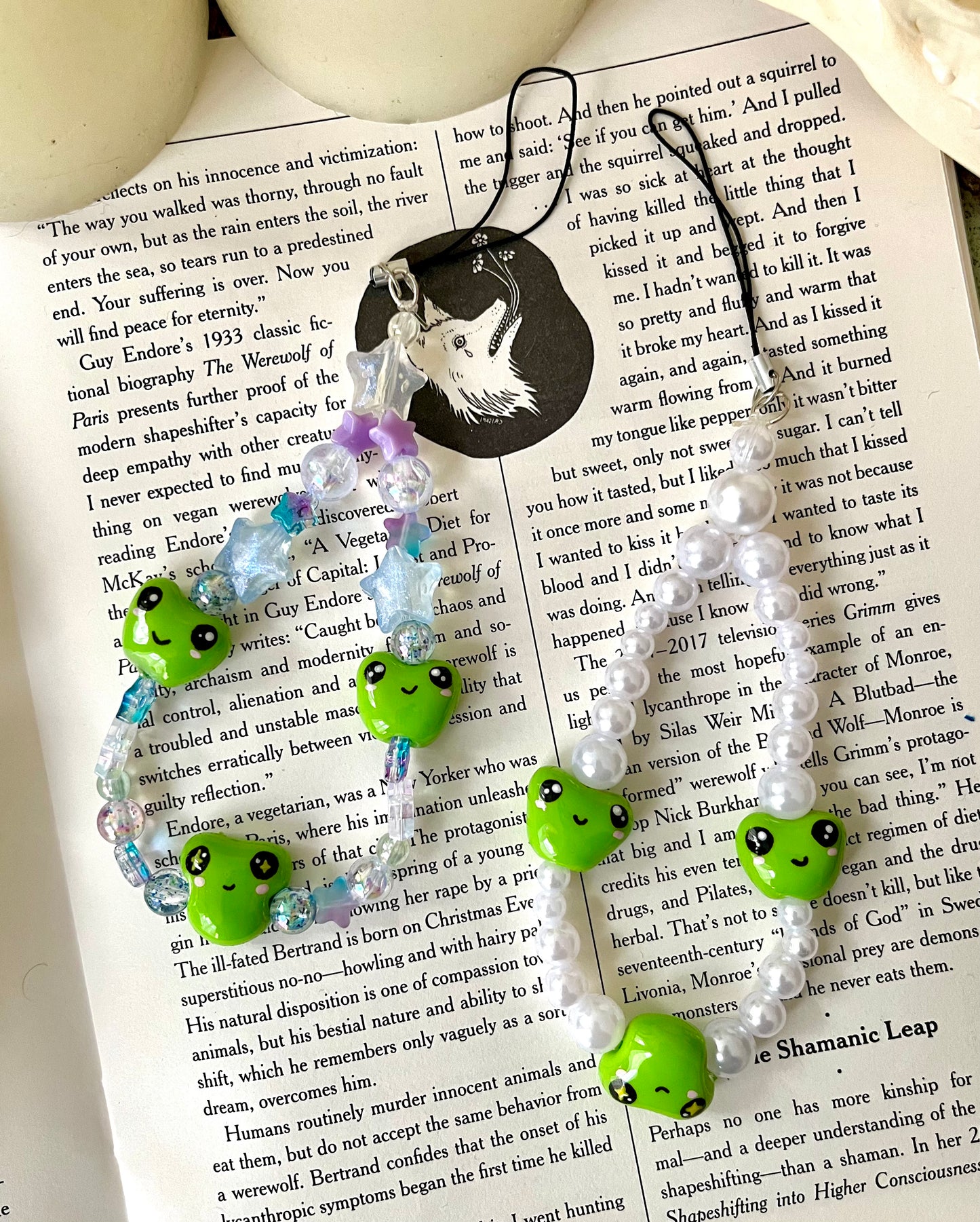 Phone charm grenouille