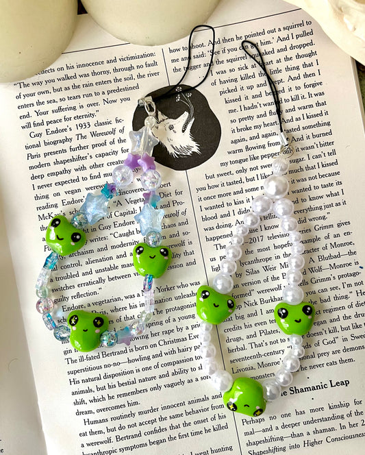 Phone charm grenouille