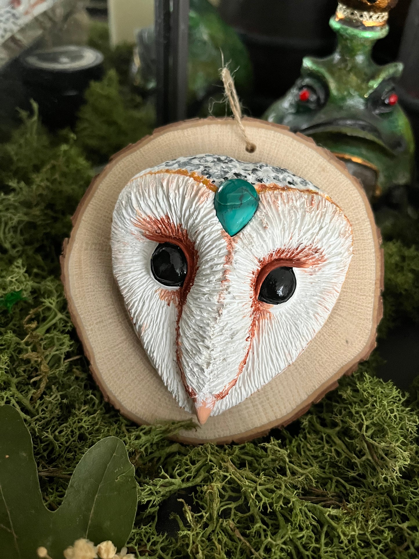 turquoise owl